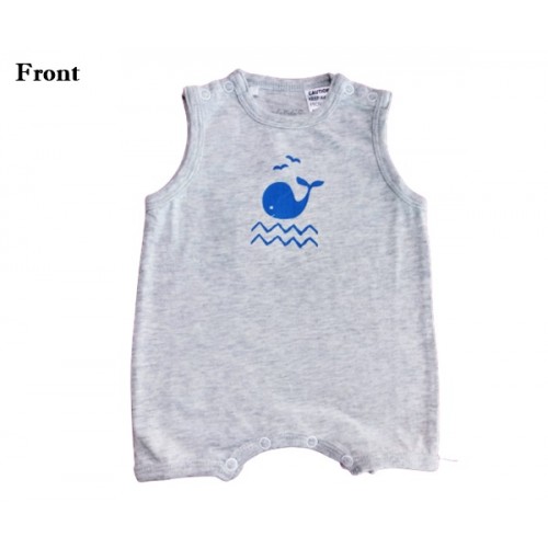 Curiosity Baby Whale Romper with UV Protection and Water Repellent