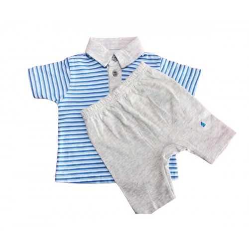 Curiosity Baby Polo Clothing Set with UV Protection and Water Repellent