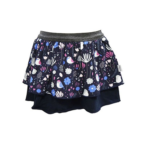 TIERED PRINT SKIRT FOR GIRLS (MULTI)