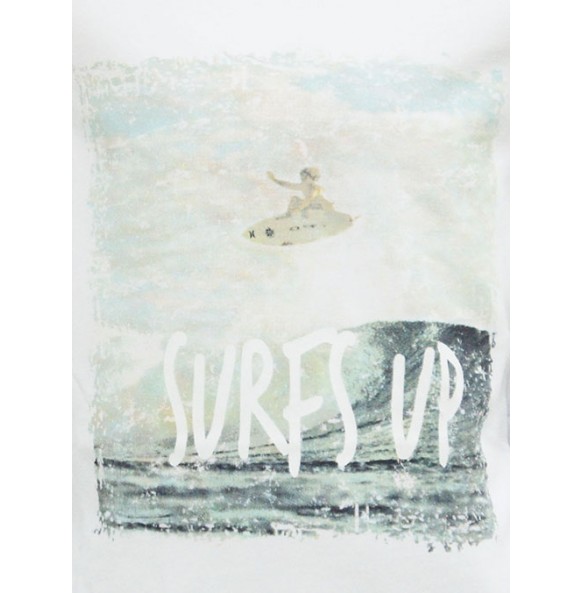 SURF UP TEE FOR BOYS (WHITE)