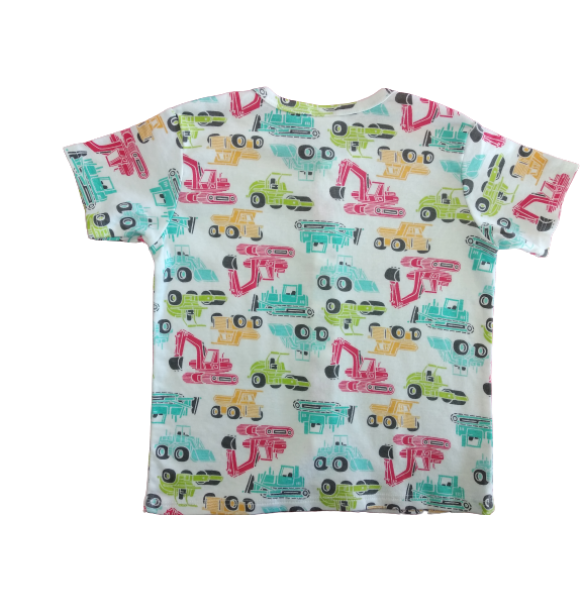 My Curious Baby Truck Short Sleeve Shirt and Pants