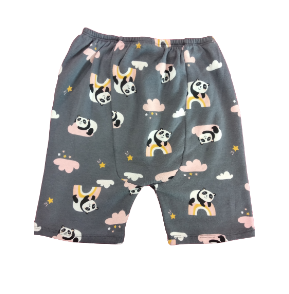 My Curious Baby Panda Short Sleeve Shirt and Pants