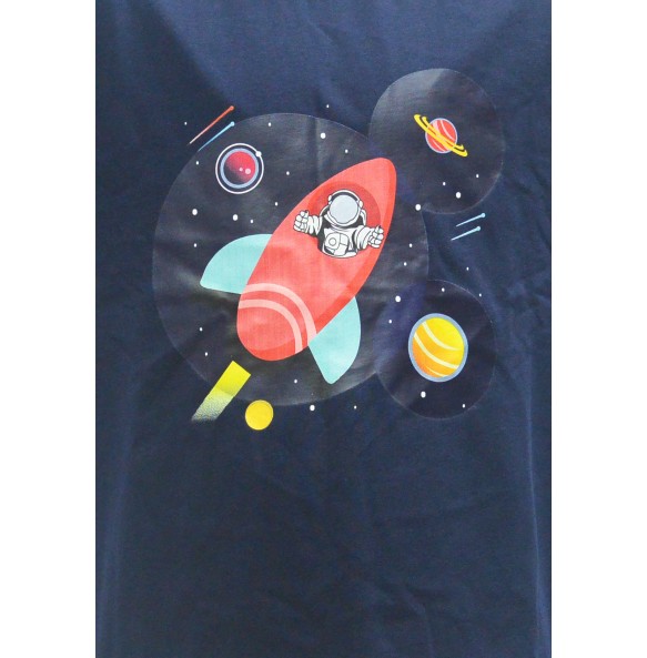 4D ASTRONAUT & ROCKETS T-SHIRT