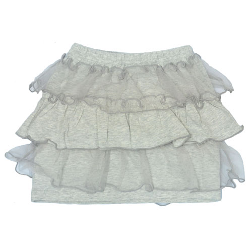 Grey Tulle Skirt